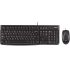 Logitech MK120 Pack USB Teclado + Raton 1000dpi 3 Botones - Uso Ambidiestro - Color Negro