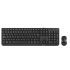 NGS Cocoa Pack USB Teclado Multimedia + Raton 1000dpi 3 Botones - Uso Ambidiestro - French - Color Negro