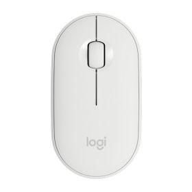 Logitech Pebble M350 Raton Inalambrico USB 1000dpi - 3 Botones - Uso Ambidiestro - Color Blanco