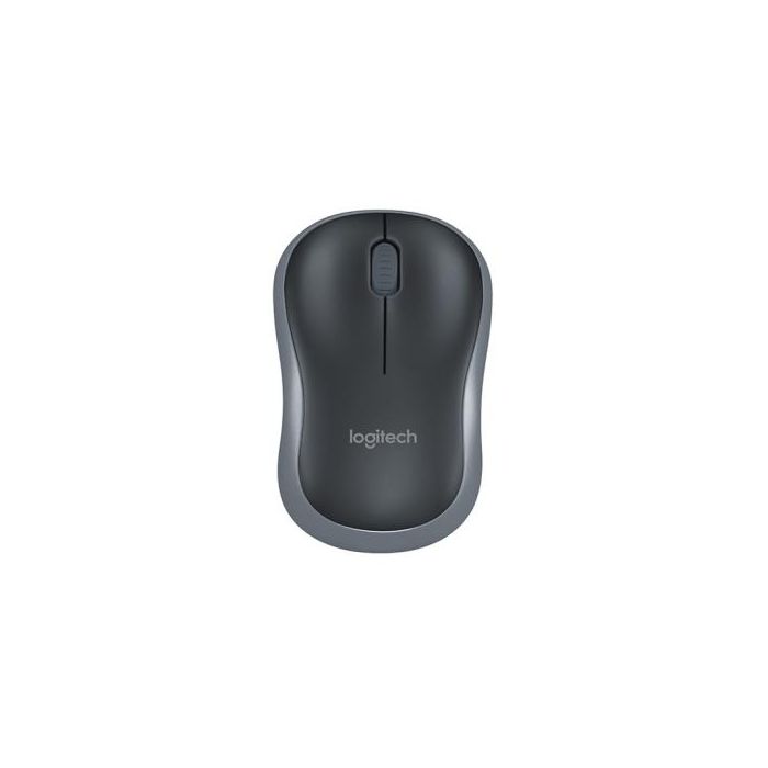 Logitech M185 Raton Inalambrico 1000dpi - 3 Botones - Uso Ambidiestro - Color Negro/Gris