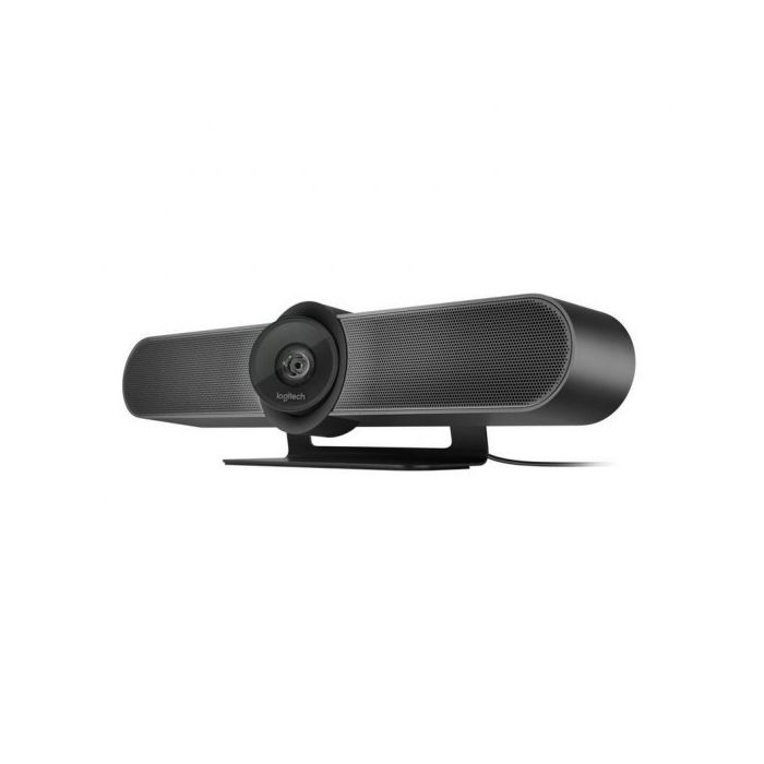Logitech MeetUp Webcam Profesional para Streaming Ultra HD 4K Bluetooth - Microfonos y Altavoces Integrados - Campo de Vision 120º - Color Negro