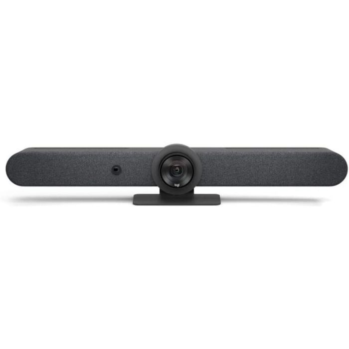 Logitech Rally Bar Sistema de Videoconferencias Ultra HD 4K PTZ WiFi - Todo en Uno - Campo Visual 90º - USB-A, USB-C, HDMI, RJ45 - Mando a Distancia - Color Negro