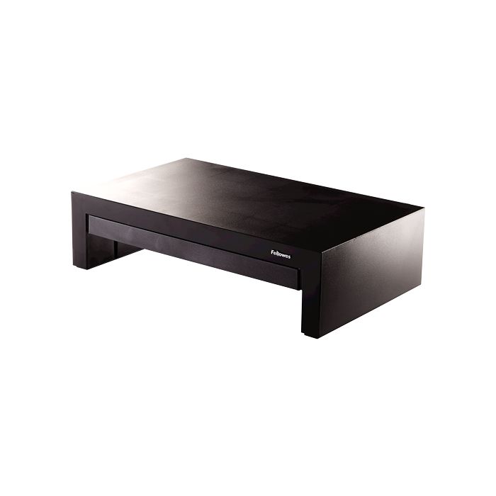 Fellowes Designer Suites Soporte Elevador para Monitor - 3 Alturas Diferentes - Bandeja de Almacenamiento - Peso Max 18kg