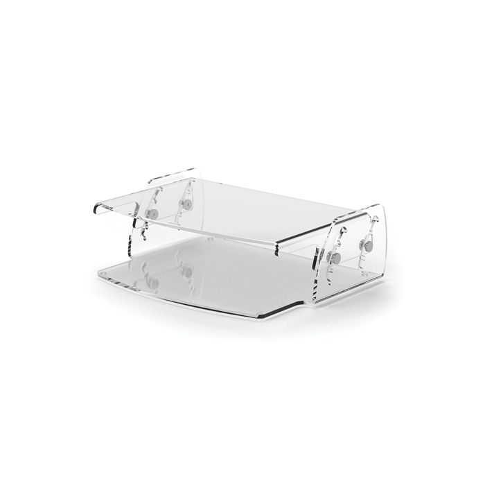Fellowes Clarity Soporte Regulable para Monitor - 5 Ajustes de Altura - Espacio Inferior para Complementos - Peso Max 10kg