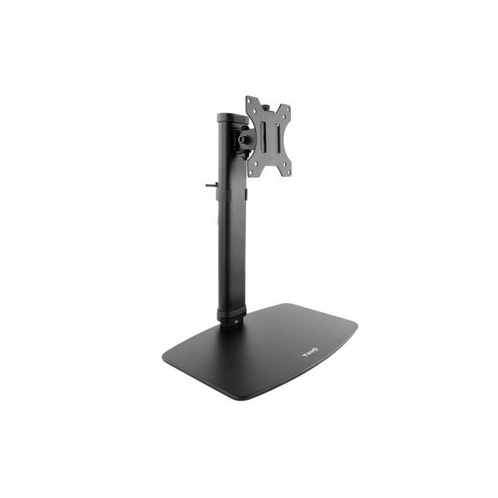 Tooq Soporte de Mesa para Monitor de 17"-27" - Gestion de Cables - Peso Max 6Kg - VESA 100X100mm - Color Negro