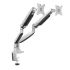 Tooq Soporte de Mesa con Brazos Articulados para 2 Monitores de 13"-32" - Giratorio e Inclinable - Piston de Gas - Peso Max 9kg x Brazo - VESA 100x100mm