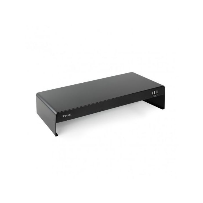Tooq Soporte Elevador para Monitor o Portatil - 3x USB 2.0 - Peso Max. 20kg - Color Negro