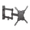 Aisens Soporte Eco Giratorio - Inclinable y Nivelable (TV 13?-42? / 20kg) - Color Negro
