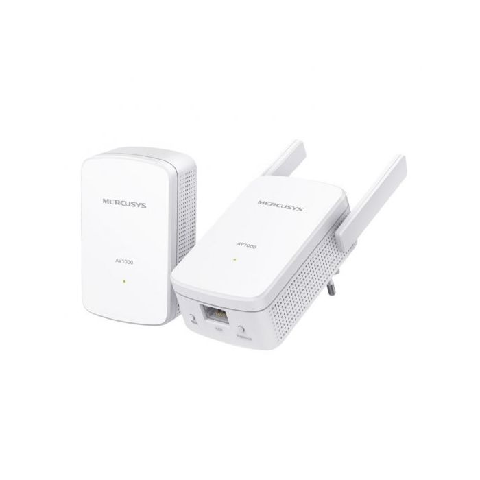 Mercusys MP510 Kit WiFi Powerline AV1000 Gigabit - 1000Mbps - Alcance hasta 300m - Gigabit Ethernet