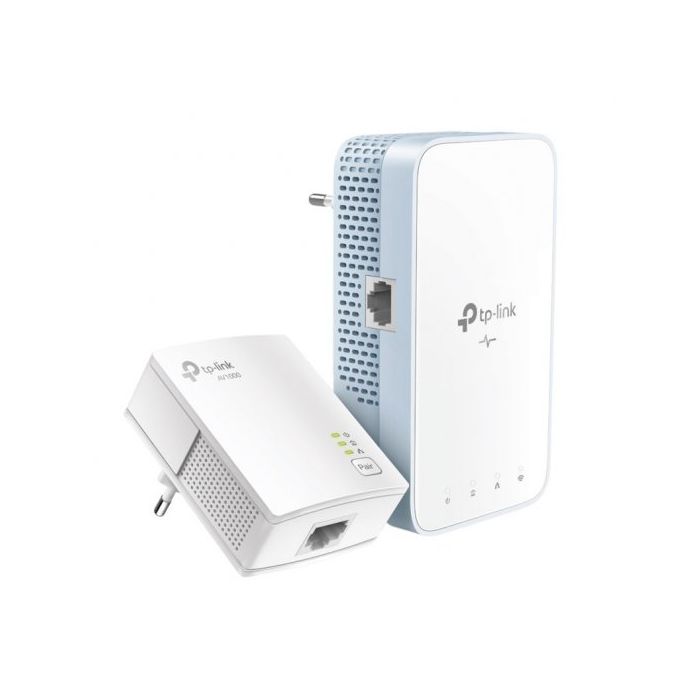 TP-Link Pack de Adaptadores Powerline Gigabit AV1000 WiFi - 1000Mbps - Alcance hasta 300m - Gigabit Ethernet