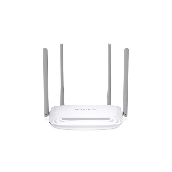 Mercusys Router Inalambrico N 300Mbps - 4 Puertos 10/100Mbps - 4 Antenas 5dBi - Tecnologia 2x2 MIMO - Hasta 500m2 cobertura WiFi