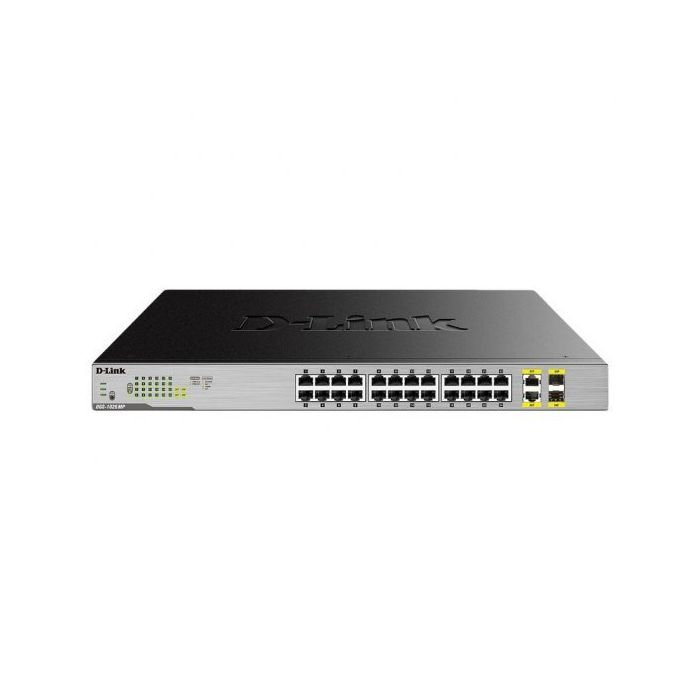 D-Link Switch 26 Puertos Gigabit 10/100/1000 Mbps PoE