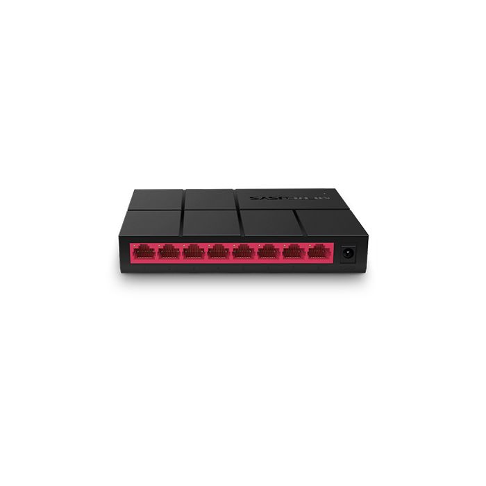 Mercusys Switch 8 Puertos Gigabit RJ45 10/100/1000Mbps - Diseño Compacto - Plug & Play - Tecnologia Verde