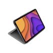 Logitech Folio Touch Funda con Teclado Retroiluminado Inalambrico para iPad Air 4ª Generacion - Trackpad - Escritura Comoda - Angulo Ajustable - Color Gris