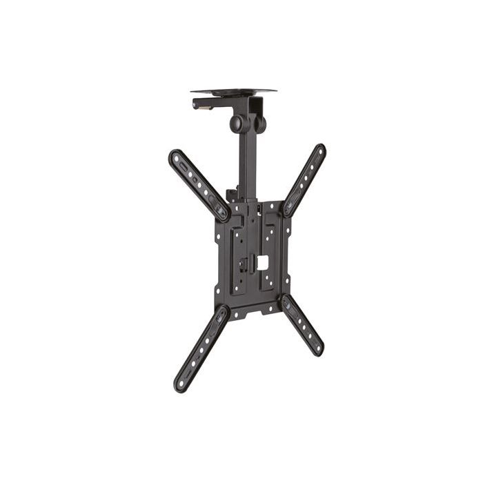 Cromad Soporte de Techo Basculante para TV de 23"-55" - Inclinable y Giratorio - Peso Max 20kg - VESA 400x400mm