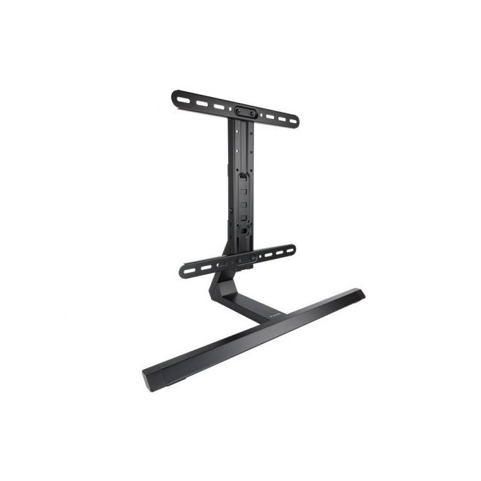 Tooq Soporte de Mesa para TV de 32"-65" - Gestion de Cables - Peso Max 40Kg - VESA 400X400mm - Fabricado en Aluminio - Color Negro