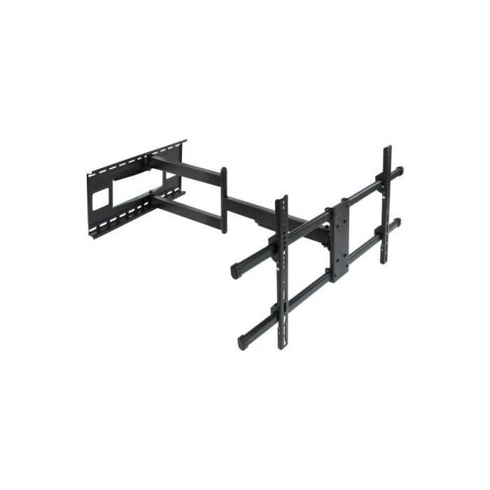 Tooq Soporte de Pared con Brazo Articulado para TV de 43"-80" - Gran Angular - Giratorio e Inclinable - Peso Max 50Kg - VESA 800x400mm - Color Negro