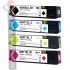 HP 970XL + HP 971XL Pack de 4 Cartuchos de Tinta Genericos