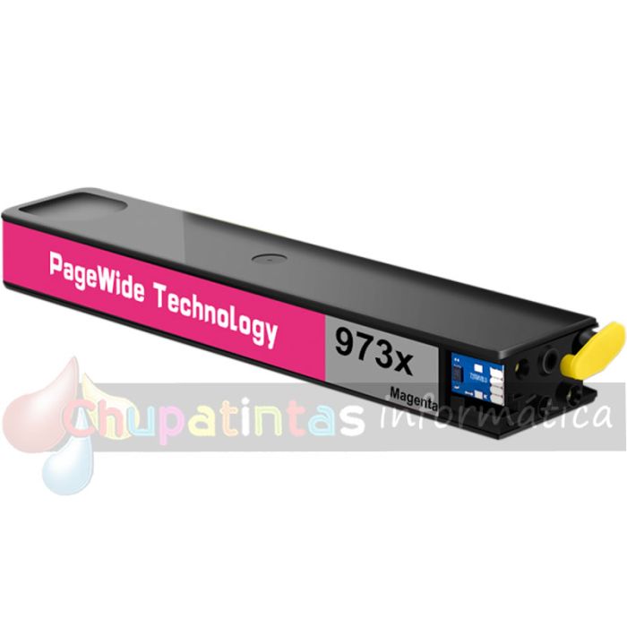 HP 973X Magenta Cartucho de Tinta Pigmentada Genérico - Reemplaza F6T82AE