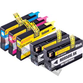 HP 950XL + HP 951XL Pack de 5 Cartuchos de Tinta Genéricos-1
