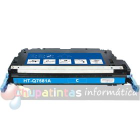 HP Q7581A Cian Cartucho de Tóner Genérico - Reemplaza 503A-1
