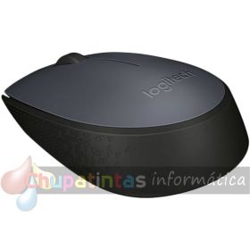 Logitech M170 Ratón Inalámbrico 1000dpi - 3 Botones - Uso Ambidiestro - Color Gris/Negro-3
