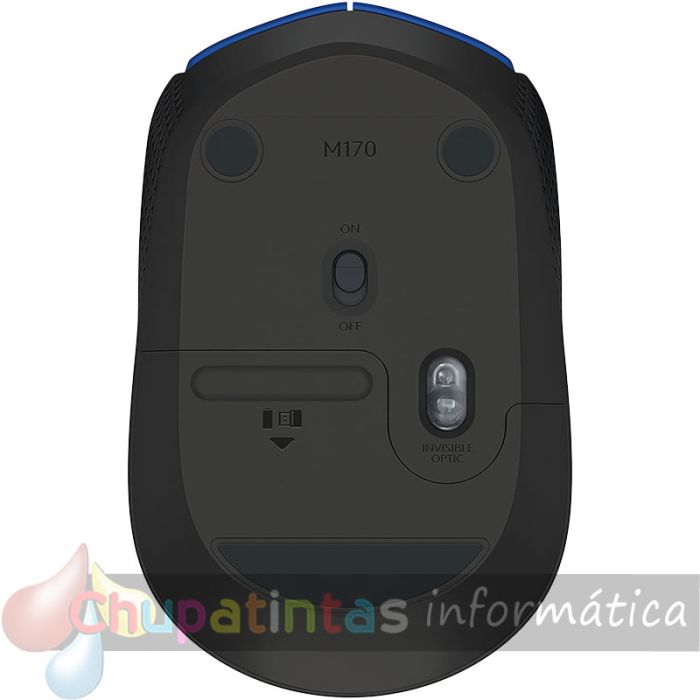 Logitech M171 Ratón Inalámbrico 1000dpi - 3 Botones - Uso Ambidiestro - Color Azul-4