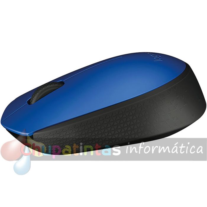 Logitech M171 Ratón Inalámbrico 1000dpi - 3 Botones - Uso Ambidiestro - Color Azul-3