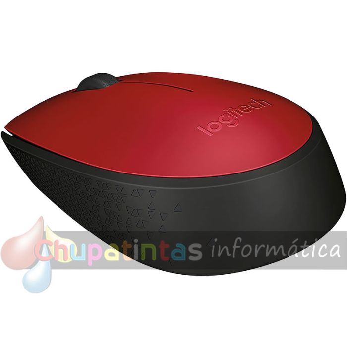 Logitech M171 Ratón Inalámbrico 1000dpi - 3 Botones - Uso Ambidiestro - Color Rojo-2