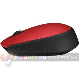 Logitech M171 Ratón Inalámbrico 1000dpi - 3 Botones - Uso Ambidiestro - Color Rojo-3