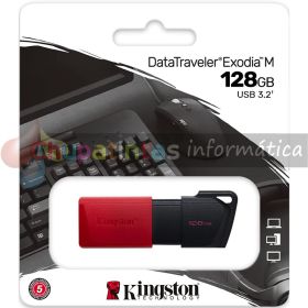 Kingston DataTraveler Exodia M Memoria USB 128GB - USB 3.2 Gen 1 - Capuchón Móvil -3