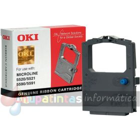 OKI ML5520/ML5521/ML5590/ML5591 Negra Cinta Matricial Original - 01126301