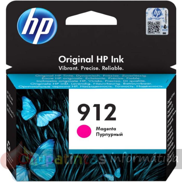 HP 912 Magenta Cartucho de Tinta Original - 3YL78AE