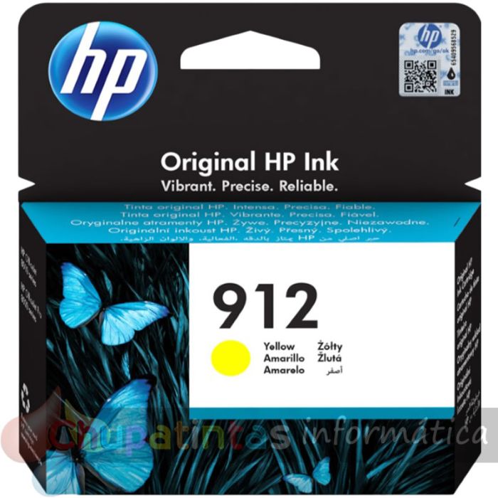 HP 912 Amarillo Cartucho de Tinta Original - 3YL79AE
