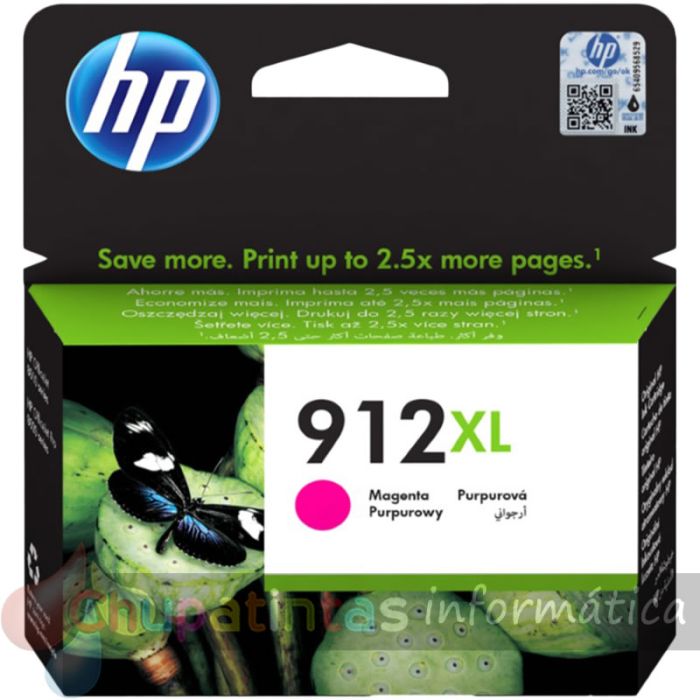 HP 912XL Magenta Cartucho de Tinta Original - 3YL82AE