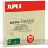 Apli Classic Bloc de 100 Notas Adhesivas Zigzag 75 x 75 mm - Color Amarillo-1