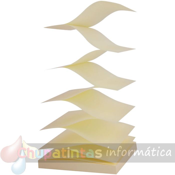 Apli Classic Bloc de 100 Notas Adhesivas Zigzag 75 x 75 mm - Color Amarillo-3
