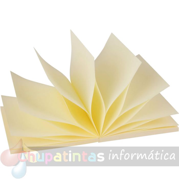 Apli Classic Bloc de 100 Notas Adhesivas Zigzag 75 x 75 mm - Color Amarillo-4