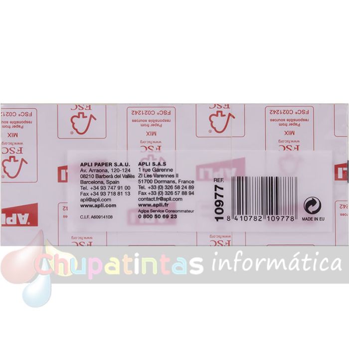 Apli Classic 3 Blocs de 100 Notas Adhesivas 40 x 50 mm - Color Amarillo-2