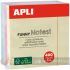 Apli Funny Cubo de 400 Notas Adhesivas 75 x 75 mm - Colores Pastel Surtidos-1