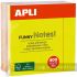 Apli Funny Cubo de 400 Notas Adhesivas 75 x 75 mm - Colores Surtidos Fluorescentes-1