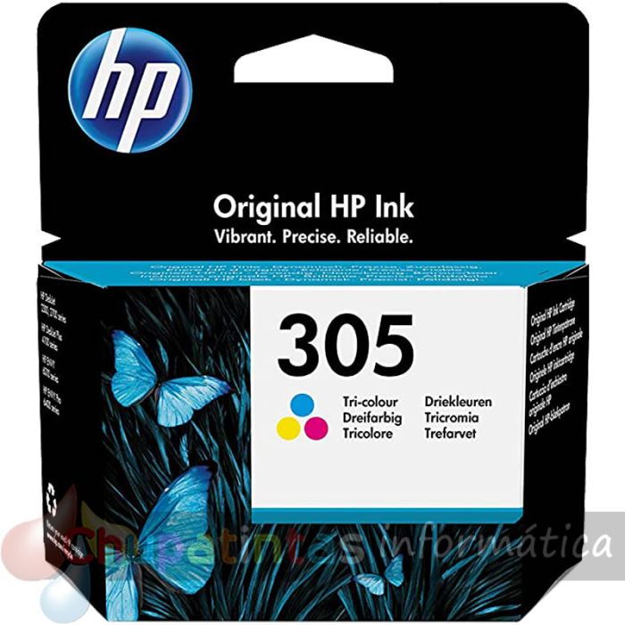HP 305 Color Cartucho de Tinta Original - 3YM60AE