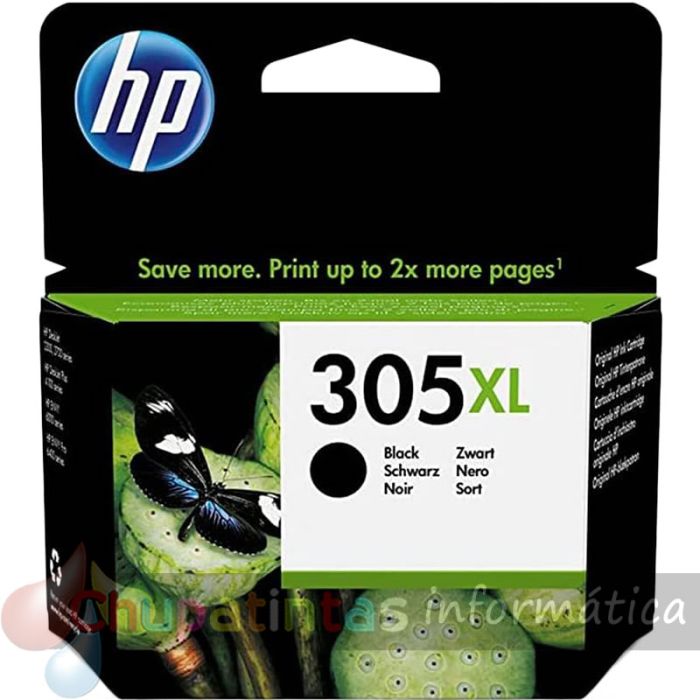 HP 305XL Negro Cartucho de Tinta Original - 3YM62AE