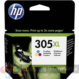 HP 305XL Color Cartucho de Tinta Original - 3YM63AE