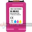 HP 305XL Color Cartucho de Tinta Remanufacturado - Muestra Nivel de Tinta - Reemplaza 3YM63AE/3YM60AE