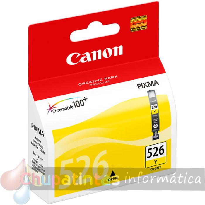 Canon CLI526 Amarillo Cartucho de Tinta Original - 4543B001