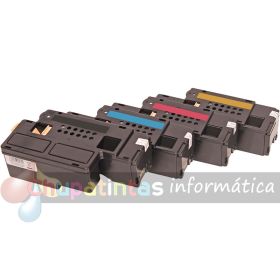Dell 1250/1350/1355/C1760 Pack Ahorro 4 Cartuchos de Tóner Genéricos-1