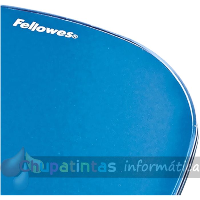 Fellowes Crystal Alfombrilla con Reposamuñecas de Gel Azul-2