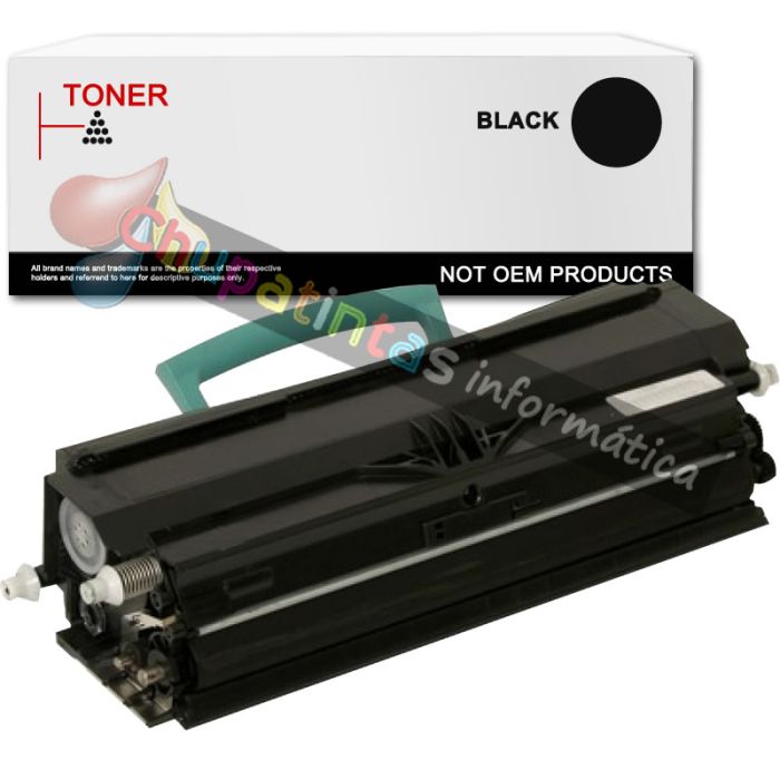Lexmark E260/E360/E460/E462 Negro Cartucho de Tóner Genérico - Reemplaza E260A11E/E360H11E/E460X31E