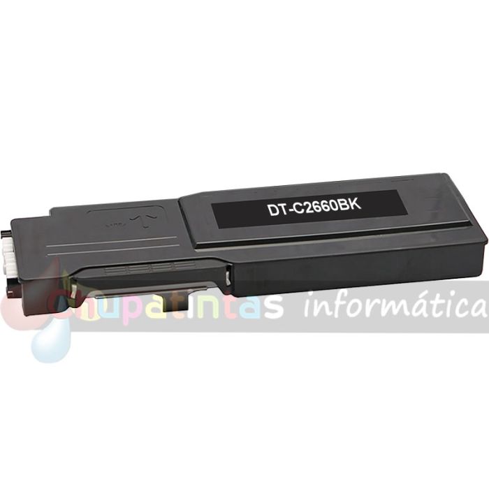 Dell C2660DN/C2665DNF Negro Cartucho de Tóner Genérico -1